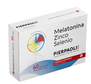 MELATONINA ZINCO SELENIO PIERPAOLI 60 COMPRESSE - Farmacia Artemisia di Montecuollo Dott. Angelo snc