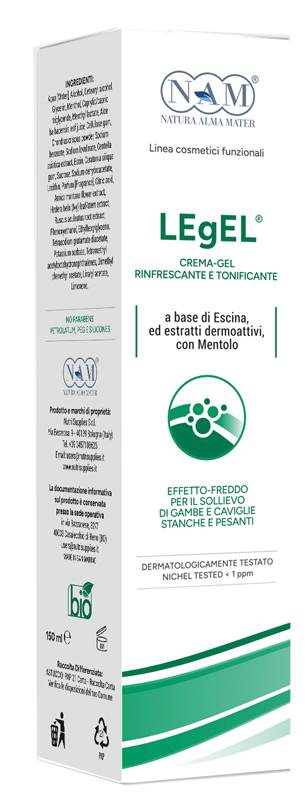 LEGEL CREMA-GEL RIFRESCANTE E TONIFICANTE PER GAMBE 150 ML - Farmacia Artemisia di Montecuollo Dott. Angelo snc