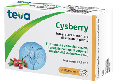 CYSBERRY TEVA 20 COMPRESSE - Farmacia Artemisia di Montecuollo Dott. Angelo snc