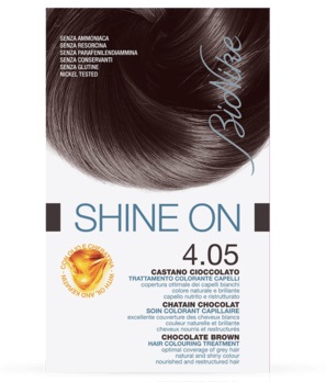 BIONIKE SHINE ON TRATTAMENTO COLORANTE CAPELLI CASTANO CIOCCOLATO 4.05 - Farmacia Artemisia di Montecuollo Dott. Angelo snc