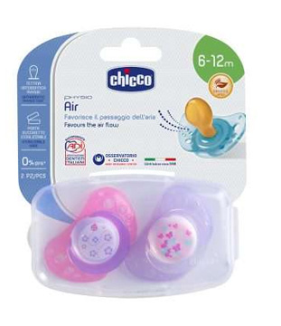 CHICCO SUCCHIETTO AIR LUMI IN CAUCCIU' 6-16 MESI 2 PEZZI - Farmacia Artemisia di Montecuollo Dott. Angelo snc