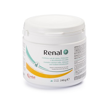 RENAL P MANGIME COMPLEMENTARE PER CANI E GATTI BARATTOLO 240 G - Farmacia Artemisia di Montecuollo Dott. Angelo snc