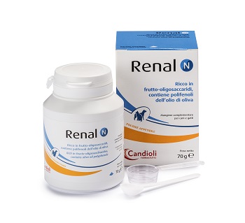 RENAL N MANGIME COMPLEMENTARE PER CANI E GATTI BARATTOLO 70 G - Farmacia Artemisia di Montecuollo Dott. Angelo snc