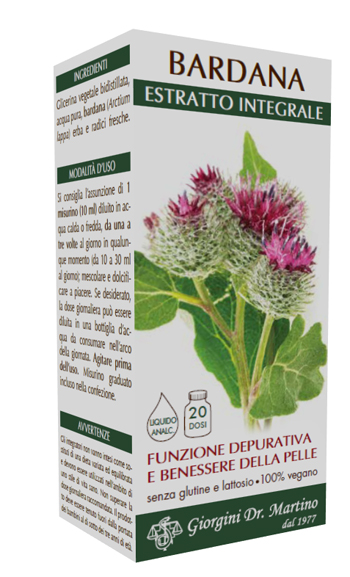 BARDANA ESTRATTO INTEGRALE 200 ML - Farmacia Artemisia di Montecuollo Dott. Angelo snc
