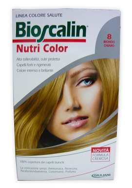 BIOSCALIN NUTRI COLOR 8 BIONDO CHIARO SINCROB 124 ML - Farmacia Artemisia di Montecuollo Dott. Angelo snc