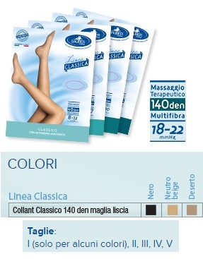 SAUBER COLLANT 140 DENARI MAGLIA LISCIA NEUTRO BEIGE 3 LINEA CLASSICA - Farmacia Artemisia di Montecuollo Dott. Angelo snc