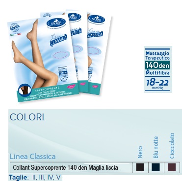 SAUBER COLLANT 140 DENARI SUPER COPRENTE MICRORETE CIOCCOLATO 4 LINEA CLASSICA - Farmacia Artemisia di Montecuollo Dott. Angelo snc