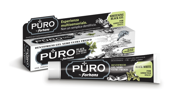 DENTIFRICIO FORHANS GEL BLACK4WHITE - Farmacia Artemisia di Montecuollo Dott. Angelo snc