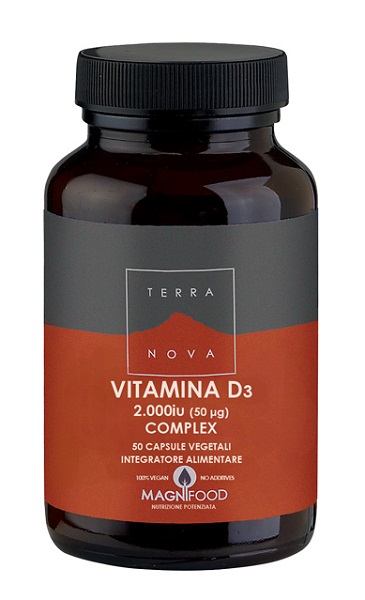 TERRANOVA COMPLESSO DI VITAMINA D3 2000 IU (50UG) 50 CAPSULE - Farmacia Artemisia di Montecuollo Dott. Angelo snc
