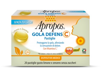 APROPOS GOLA DEFENS C LIMONE/ZENZERO 20 PASTIGLIE - Farmacia Artemisia di Montecuollo Dott. Angelo snc