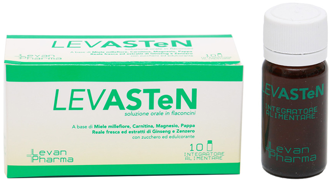 LEVASTEN 10 FLACONCINI DA 10 ML - Farmacia Artemisia di Montecuollo Dott. Angelo snc
