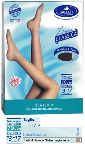 SAUBER CLASSICO COLLANT 70 DENARI MAGLIA LISCIA CAMEL 3 - Farmacia Artemisia di Montecuollo Dott. Angelo snc