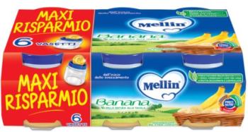 MELLIN OMOGENEIZZATO BANANA 6 X 100 G - Farmacia Artemisia di Montecuollo Dott. Angelo snc