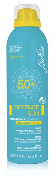 BIONIKE DEFENCE SUN SPRAY TRANSPARENT TOUCH SPF 50+ 200 ML - Farmacia Artemisia di Montecuollo Dott. Angelo snc
