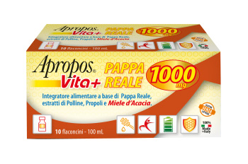 APROPOS VITA+ PAPPA REALE 1000MG 10 FLACONCINI DA 10 ML - Farmacia Artemisia di Montecuollo Dott. Angelo snc