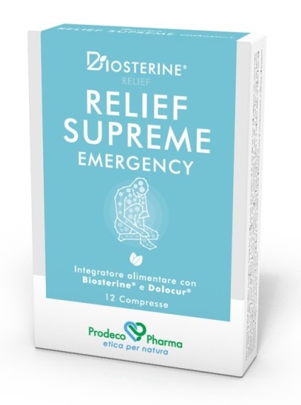BIOSTERINE RELIEF SUPREME EMERGENCY 12 COMPRESSE - Farmacia Artemisia di Montecuollo Dott. Angelo snc