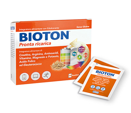 BIOTON PRONTA RICARICA 20 BUSTINE - Farmacia Artemisia di Montecuollo Dott. Angelo snc