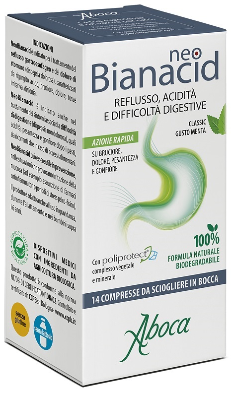 NEOBIANACID 14 COMPRESSE MASTICABILI - Farmacia Artemisia di Montecuollo Dott. Angelo snc