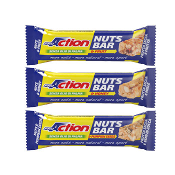 PROACTION NUTS BAR FRUTTI ROSSI 30 G - Farmacia Artemisia di Montecuollo Dott. Angelo snc
