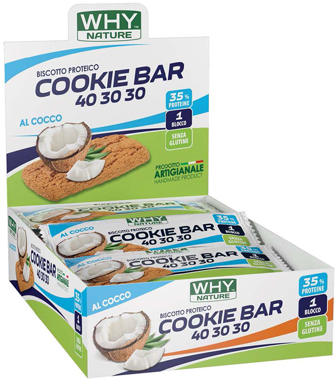 WHYNATURE COOKIE 40 30 30 COCCO 21 G - Farmacia Artemisia di Montecuollo Dott. Angelo snc