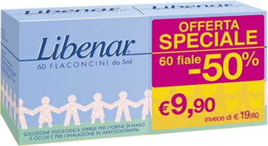 FIALE MONODOSE LIBENAR 60 PEZZI DA 5 ML - Farmacia Artemisia di Montecuollo Dott. Angelo snc