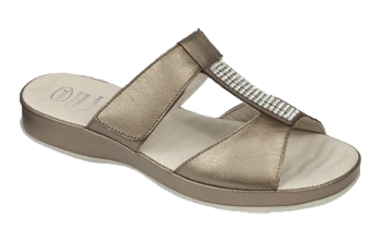 CALZATURA ZELMA PEARLIZED LEATHER WOMENS BROWN 36 TOMAIA PELLE PERLATA+STRASS FODERA TOMAIA PELLE SOTTOPIEDE PELLE TPR CALZATA G COLLEZIONE 2018 - Farmacia Artemisia di Montecuollo Dott. Angelo snc