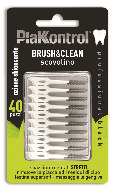 PLAKKONTROL BRUSH & CLEAN CARBON 40 PEZZI - Farmacia Artemisia di Montecuollo Dott. Angelo snc