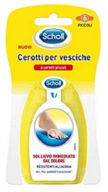 SCHOLL CEROTTI PER VESCICHE PICCOLI 6 PEZZI - Farmacia Artemisia di Montecuollo Dott. Angelo snc