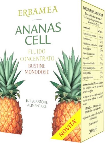 ANANAS CELL FLUIDO CONCENTRATO 15 BUSTINE 20 ML - Farmacia Artemisia di Montecuollo Dott. Angelo snc