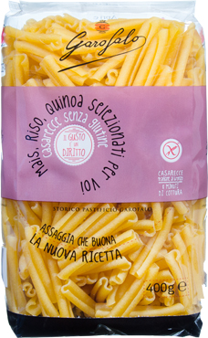 GAROFALO CASARECCE SENZA GLUTINE 400 G - Farmacia Artemisia di Montecuollo Dott. Angelo snc