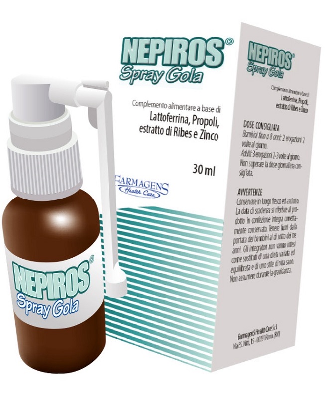 NEPIROS SPRAY GOLA 30 ML NUOVA FORMULA - Farmacia Artemisia di Montecuollo Dott. Angelo snc