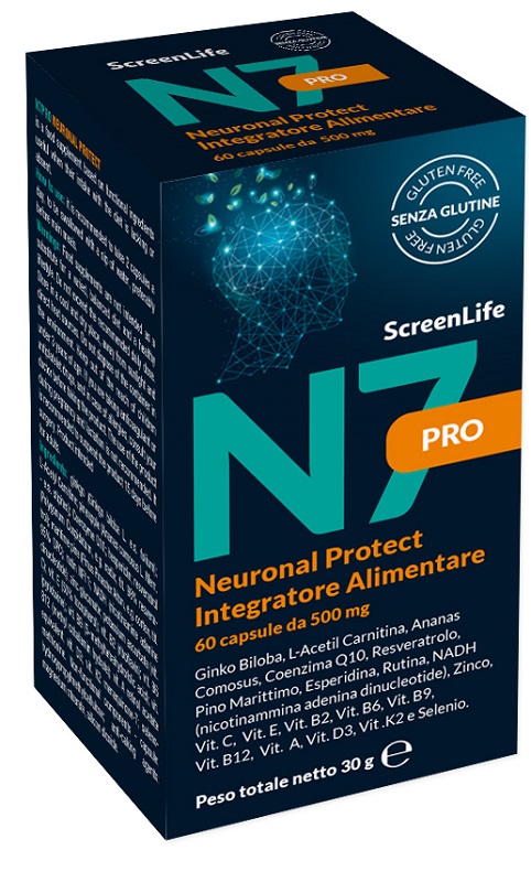 N7PRO NEURONAL PROTECT 60 COMPRESSE INTEGRATORE CEFALLE EMICRANIA MAL DI TESTA - Farmacia Artemisia di Montecuollo Dott. Angelo snc