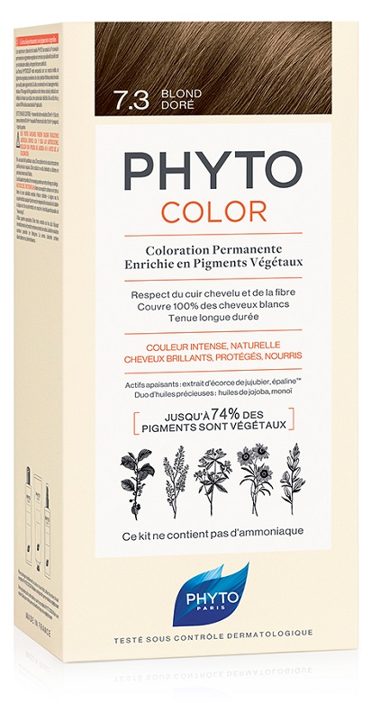 PHYTOCOLOR 7.3 BIONDO DORATO 1 LATTE + 1 CREMA + 1 MASCHERA + 1 PAIO DI GUANTI - Farmacia Artemisia di Montecuollo Dott. Angelo snc