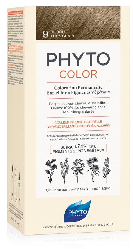 PHYTOCOLOR 9 BIONDO CHIARISS 1 LATTE + 1 CREMA + 1 MASCHERA + 1 PAIO DI GUANTI - Farmacia Artemisia di Montecuollo Dott. Angelo snc