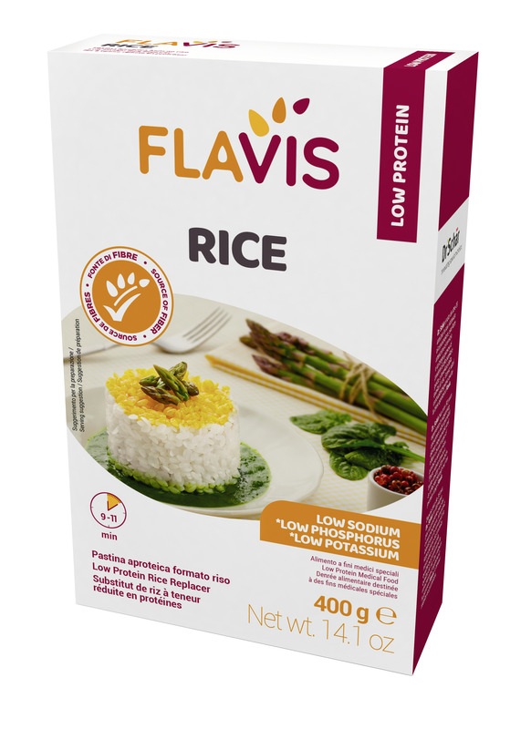 FLAVIS RICE PASTINA APROTEICA FORMATO RISO 400 G - Farmacia Artemisia di Montecuollo Dott. Angelo snc