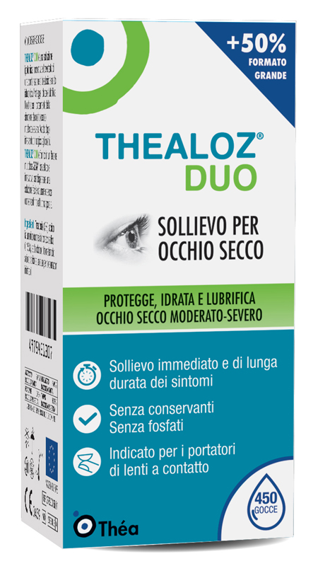 THEALOZ DUO SOLUZIONE OFTALMICA FLACONE 15 ML - Farmacia Artemisia di Montecuollo Dott. Angelo snc