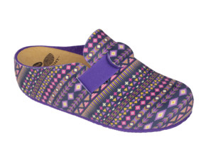 LARETH PRINTED ETHNIC MICROFIBRE WOMENS PURPLE/MULTI 35 MATERIALE TOMAIA MICROFIBRA FODERA TOMAIA SFODERATO SOTTOPIEDE MICROFIBRA SUOLA EVA FITTING F AW18 1 PAIO - Farmacia Artemisia di Montecuollo Dott. Angelo snc