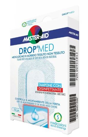 MEDICAZIONE MASTER-AID DROP MED 10 X 10 CM 5 PEZZI - Farmacia Artemisia di Montecuollo Dott. Angelo snc