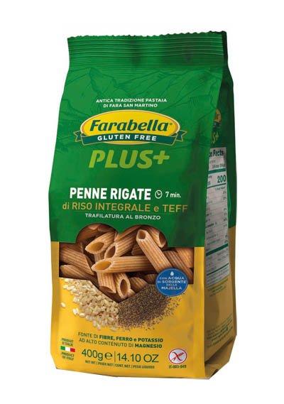 FARABELLA PENNE RISO INTEGRALE E TEFF 400 G - Farmacia Artemisia di Montecuollo Dott. Angelo snc