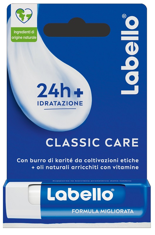 LABELLO CLASSIC CARE STICK 24H IDRATAZIONE FONDENTE SULLE LABBRA 5,5 ML - Farmacia Artemisia di Montecuollo Dott. Angelo snc