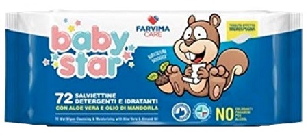 BABYSTAR SALVIETTE BEBE' POPUP 72 PEZZI - Farmacia Artemisia di Montecuollo Dott. Angelo snc