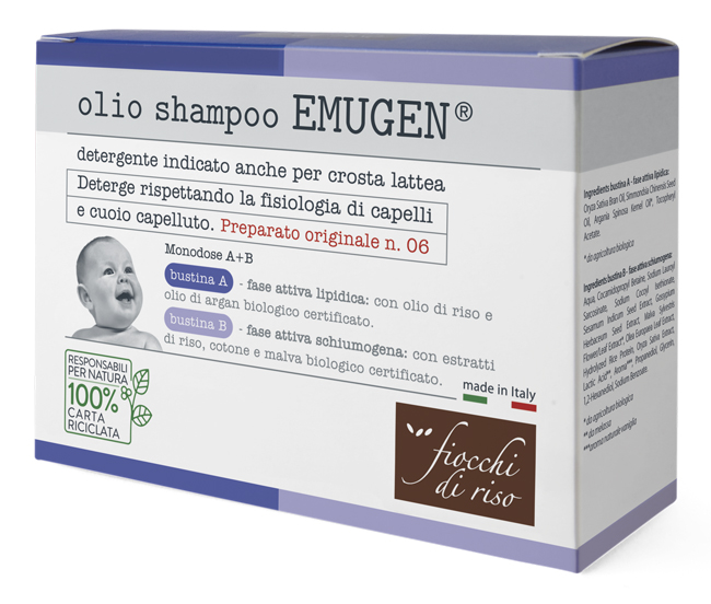FIOCCHI DI RISO EMUGEN OLIO SHAMPOO ULTRADELICATO 45 ML - Farmacia Artemisia di Montecuollo Dott. Angelo snc