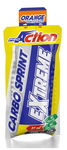 PROACTION CARBOSPRINT EXTREME ORANGE GEL 27 ML - Farmacia Artemisia di Montecuollo Dott. Angelo snc