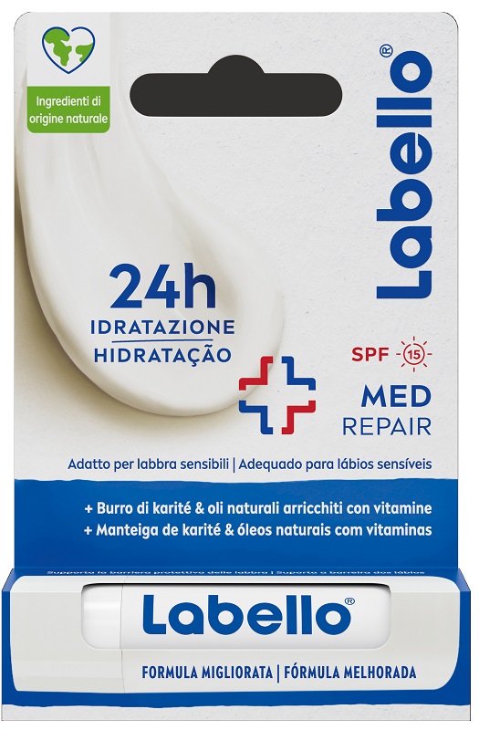 LABELLO MED REPAIR SPF15 24H IDRATAZIONE FONDENTE SULLE LABBRA 5,5 ML - Farmacia Artemisia di Montecuollo Dott. Angelo snc