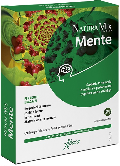 NATURA MIX ADVANCED MENTE 10 FLACONCINI - Farmacia Artemisia di Montecuollo Dott. Angelo snc