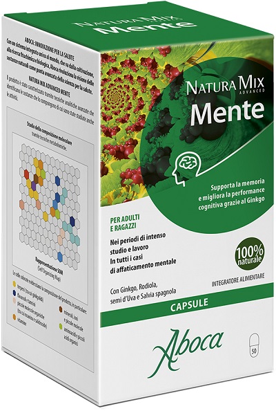 NATURA MIX ADVANCED MENTE 50 CAPSULE - Farmacia Artemisia di Montecuollo Dott. Angelo snc
