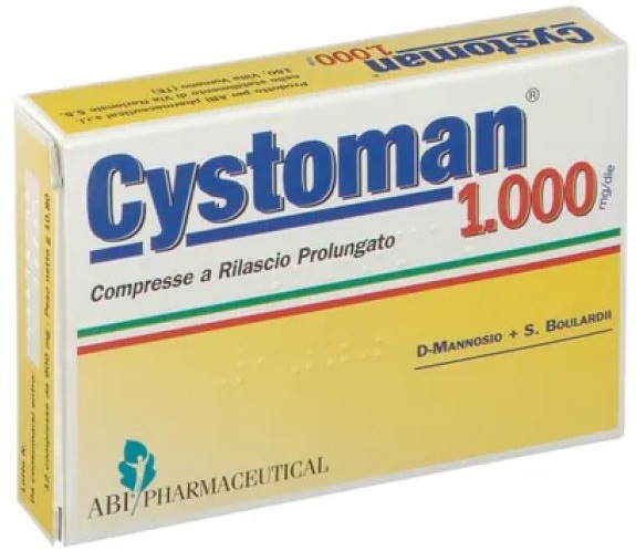 CYSTOMAN 1000 12 COMPRESSE - Farmacia Artemisia di Montecuollo Dott. Angelo snc