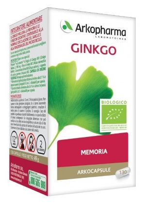 ARKO CAPSULE GINKGO BIO 130 CAPSULE - Farmacia Artemisia di Montecuollo Dott. Angelo snc