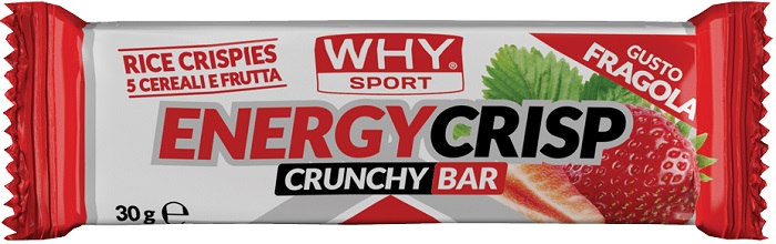 WHYSPORT ENERGY CRISP BARRETTA FRAGOLA 30 G - Farmacia Artemisia di Montecuollo Dott. Angelo snc