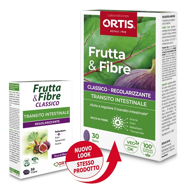 FRUTTA & FIBRE CLASSICO 30 COMPRESSE - Farmacia Artemisia di Montecuollo Dott. Angelo snc